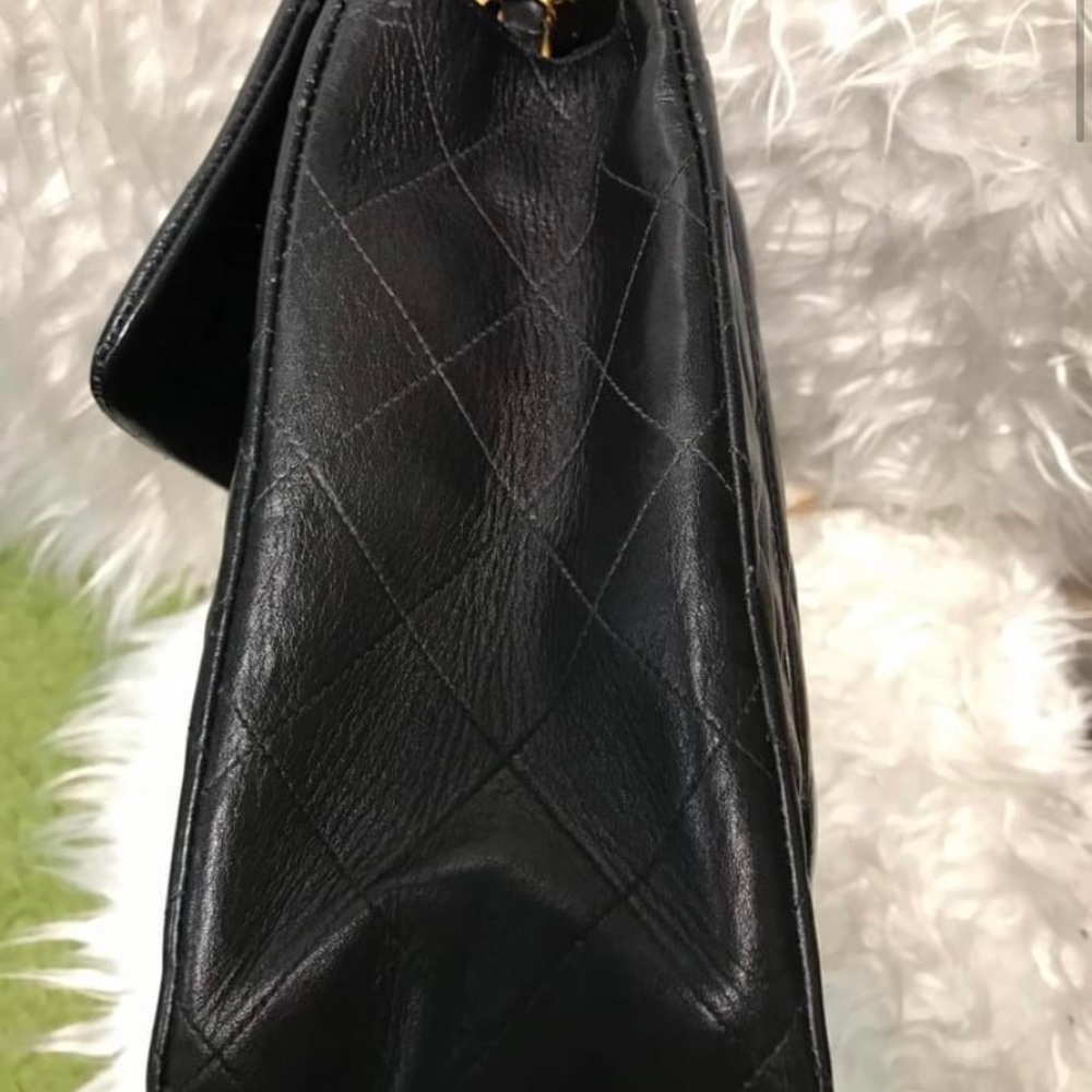 Chanel jumbo vintage flap lambskin bag - Picture 5 of 15